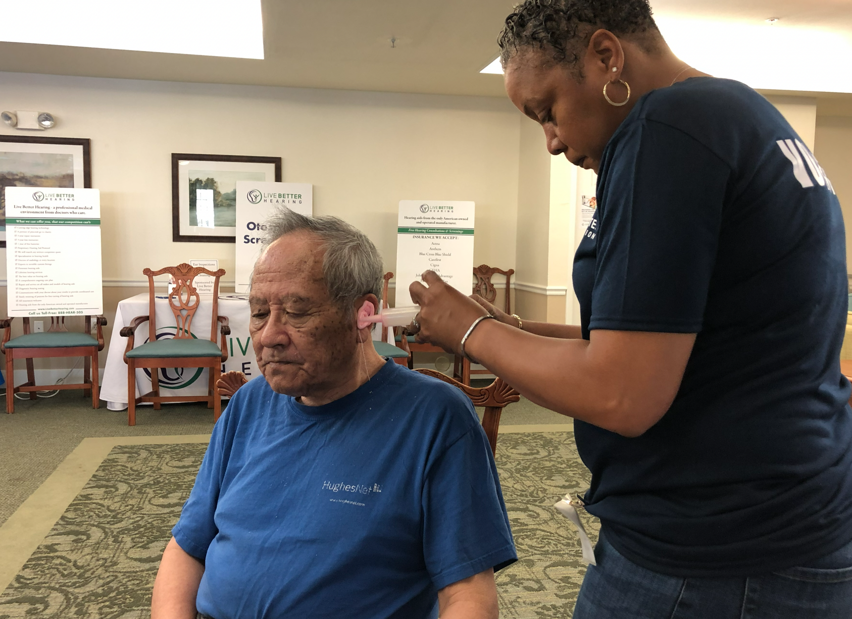 Volunteers at a Live Better Foundation clinic event